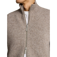 Tom Tailor Vest Chunky Driftwood Taupe